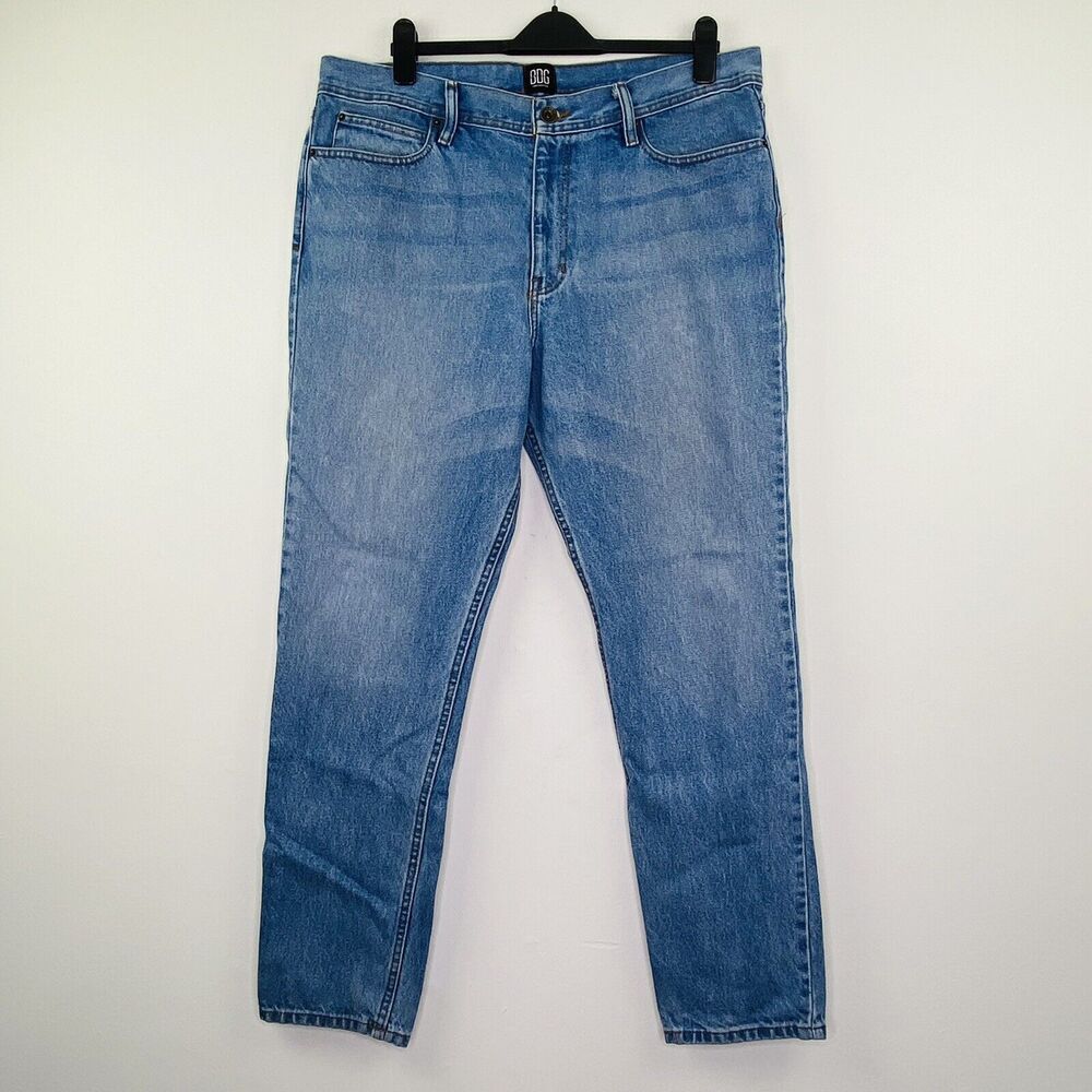 BDG Urban Outfitters Men's 36x32 Blue Jeans Slim Skinny Light Wash Denim J